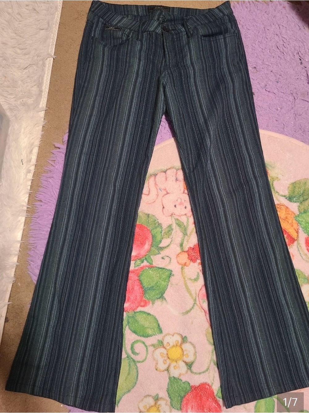 Vintage L.E.I Striped Beautiful Wide-Leg Pants